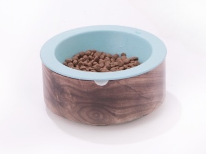 Gamelle en bois avec assiette amovible