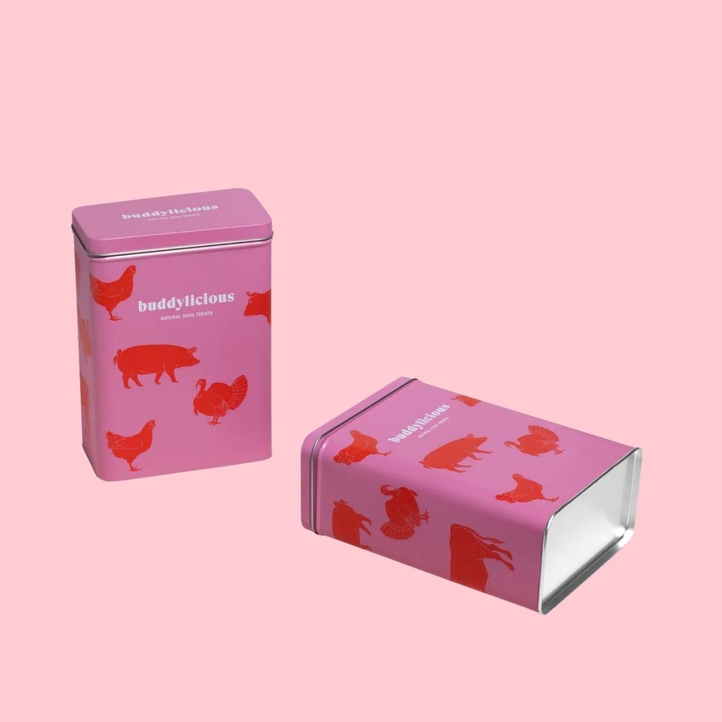 Boîtes de friandises hypoallergéniques - Thème rose