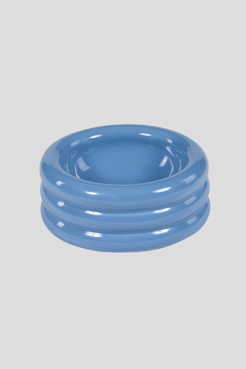 Gamelle bleue en céramique
