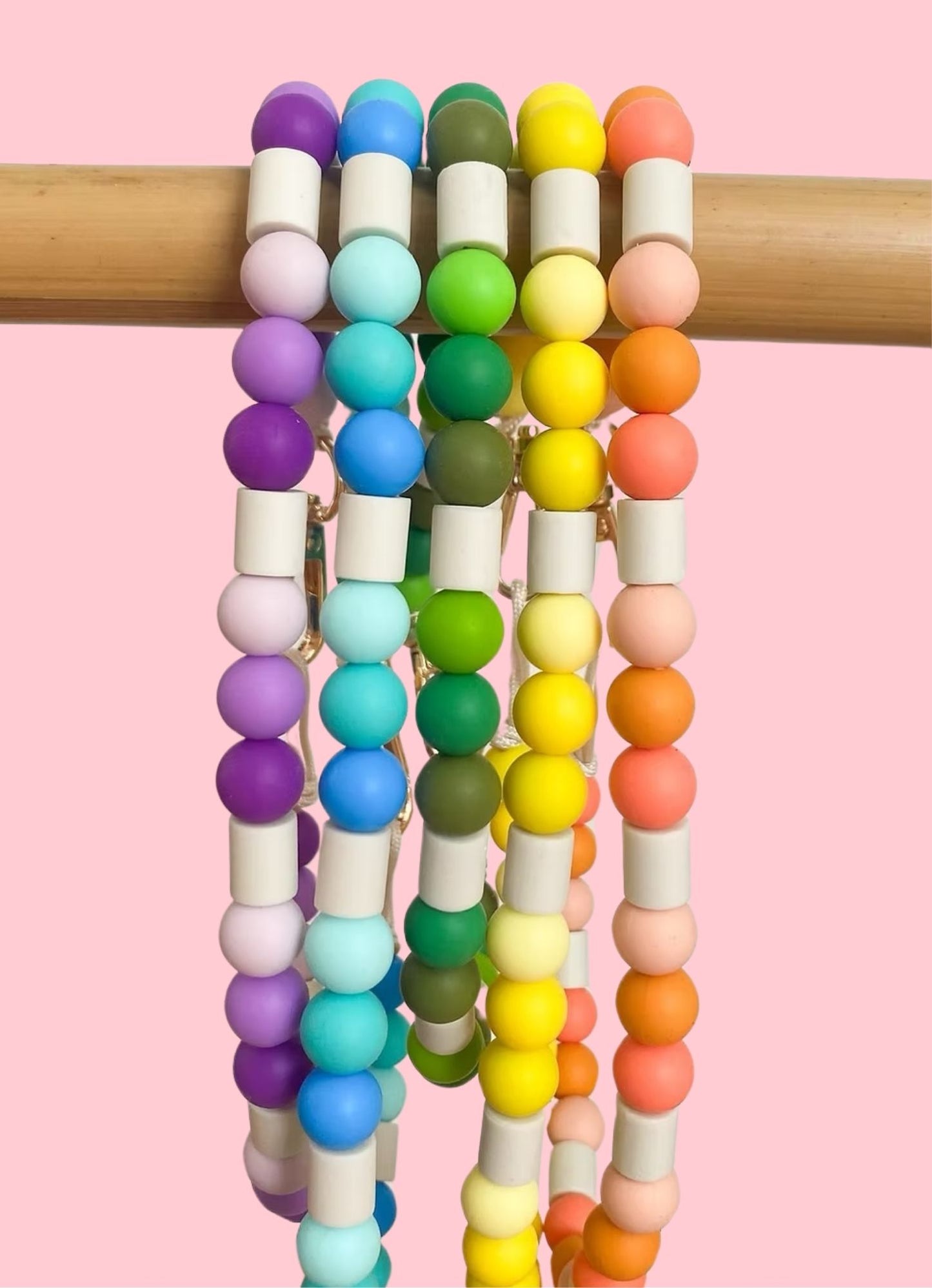 Collier en perles de céramique anti-parasites