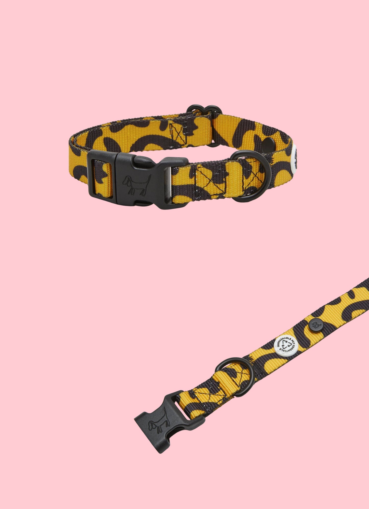 Collier pour chien en tissu