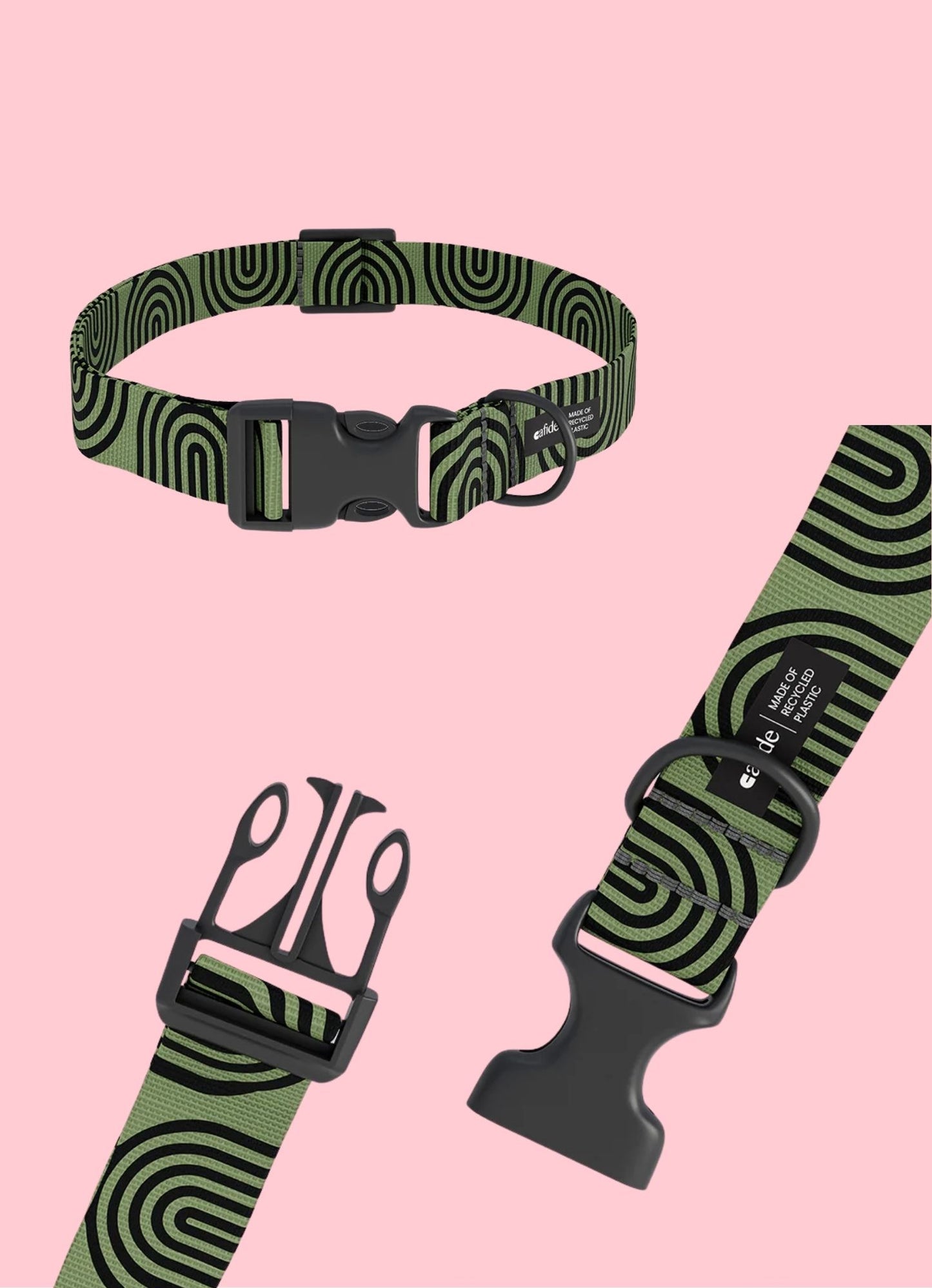 Collier en tissu recyclé