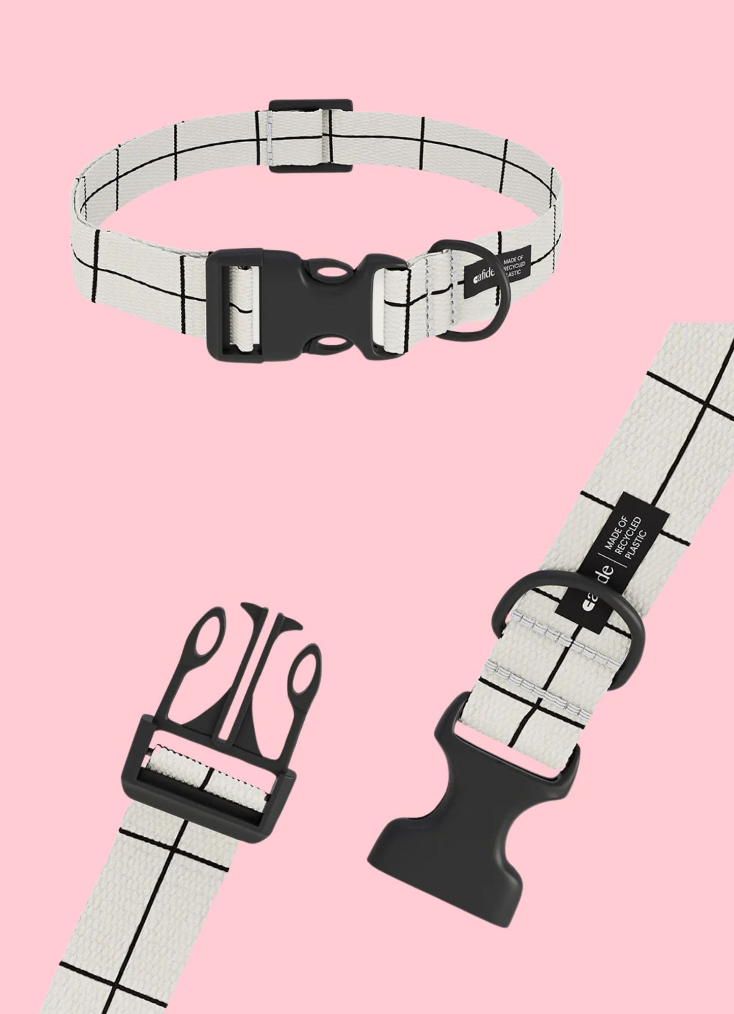 Collier en tissu recyclé