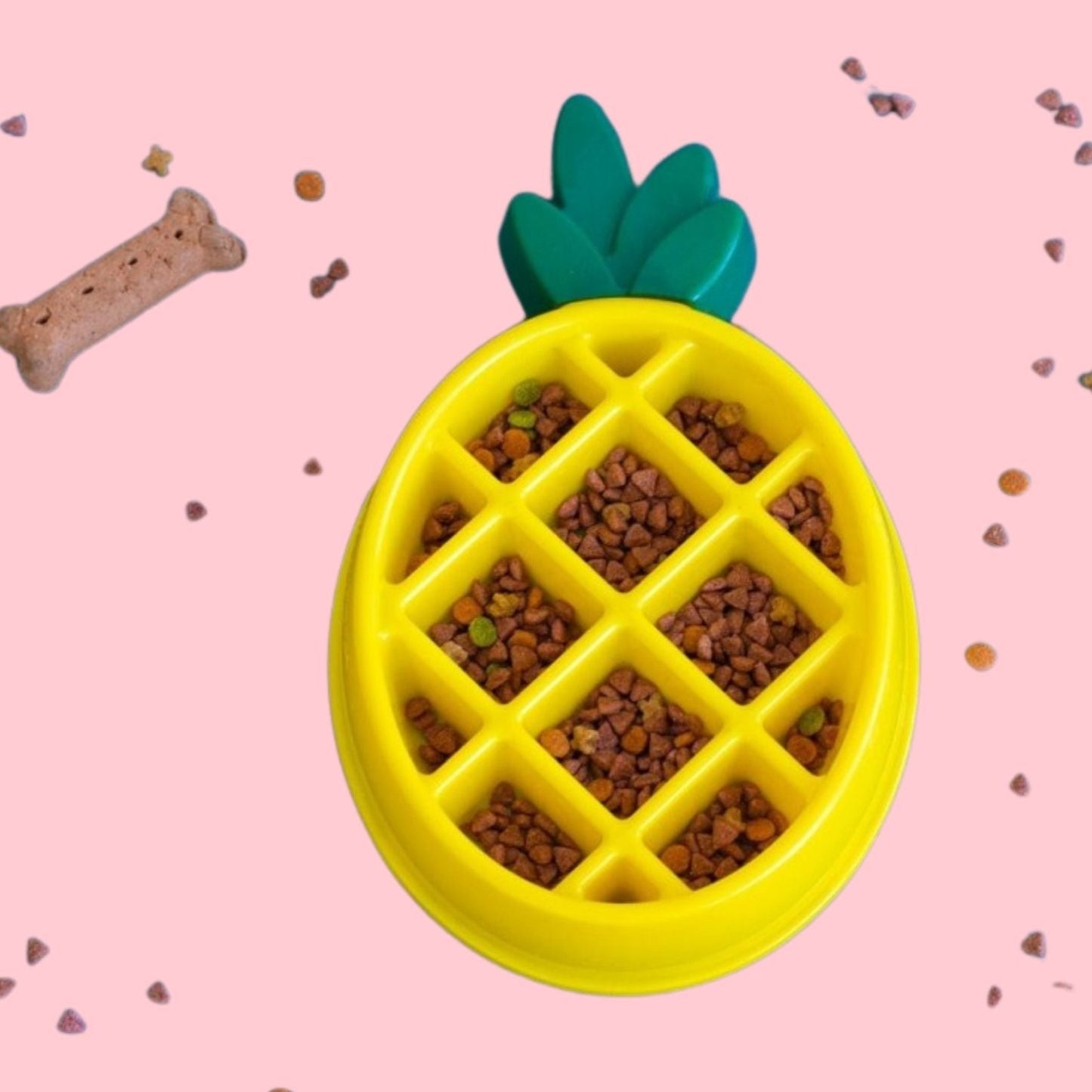 Gamelle géante anti-glouton ananas