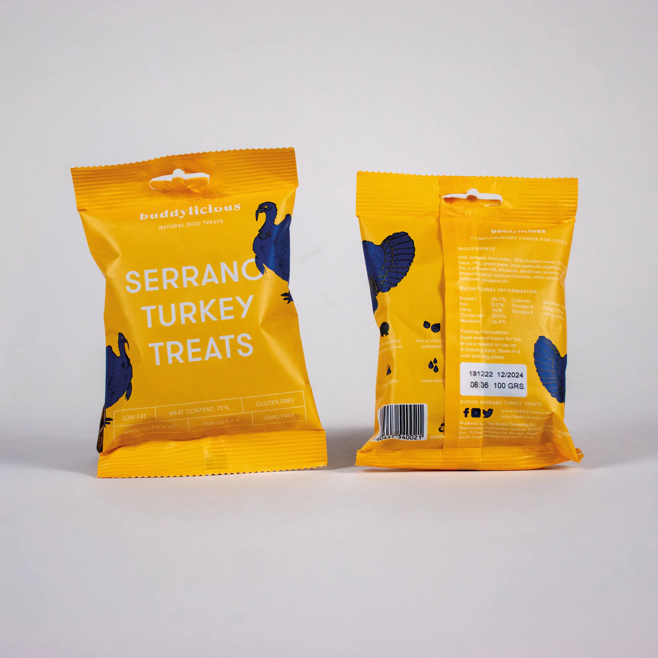 Sachet de friandises hypoallergéniques à la dinde