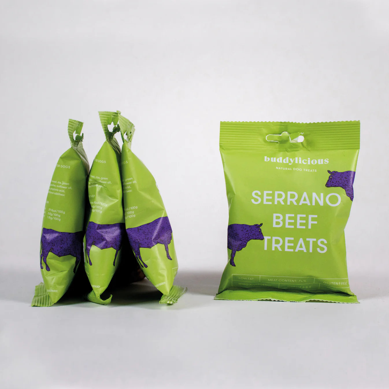 Sachet de friandises hypoallergéniques au boeuf