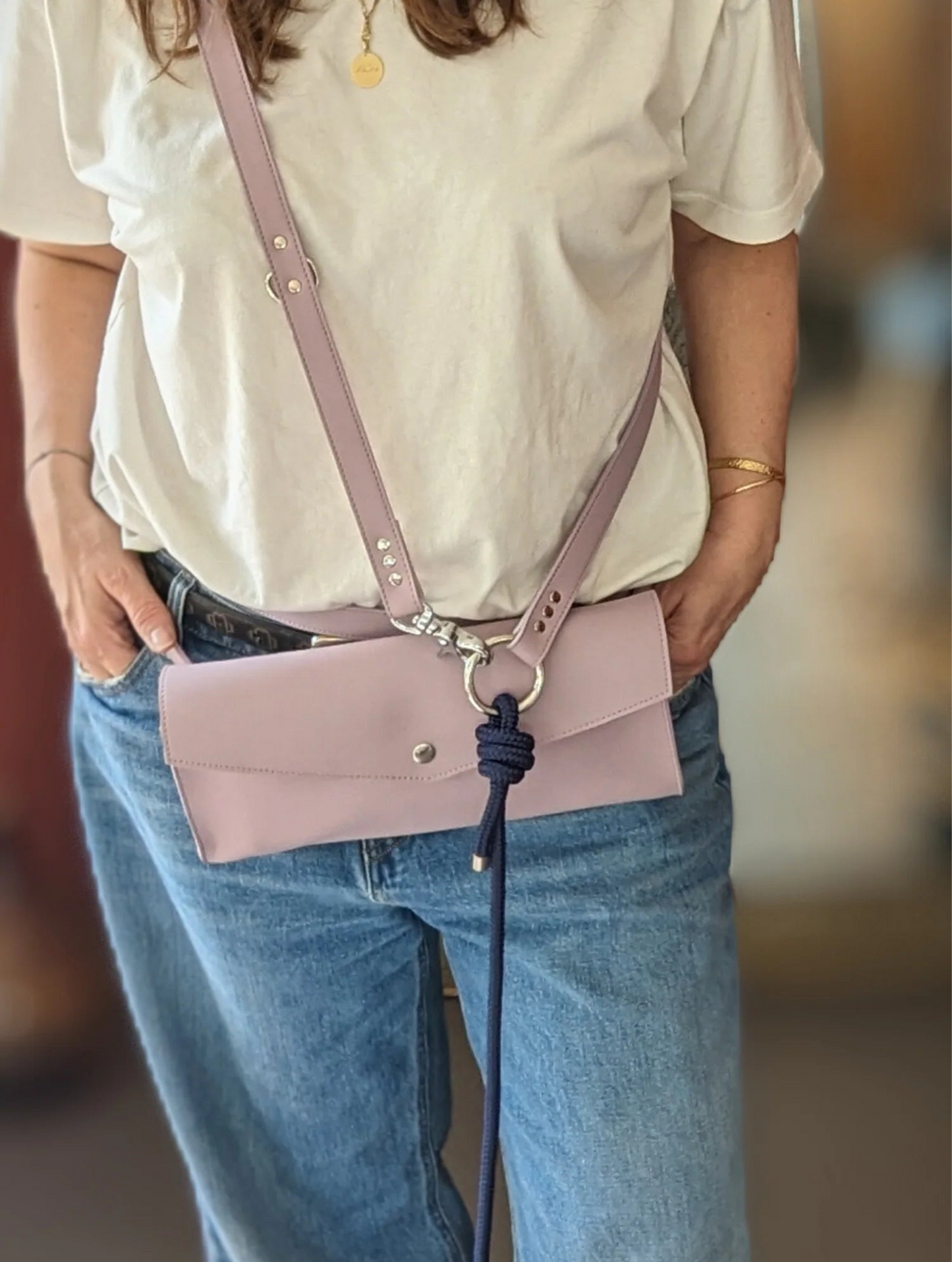 Laisse 3 positions bi-matière