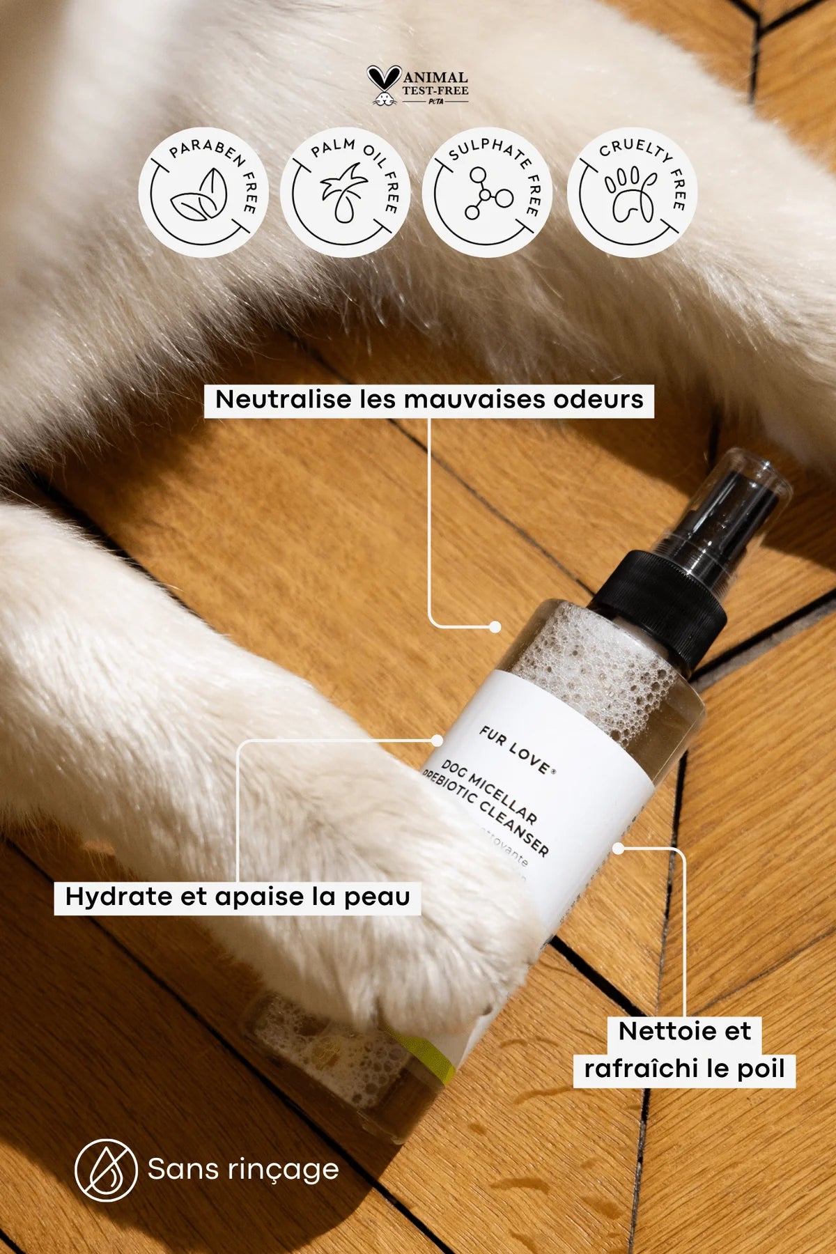 Eau micellaire nettoyante