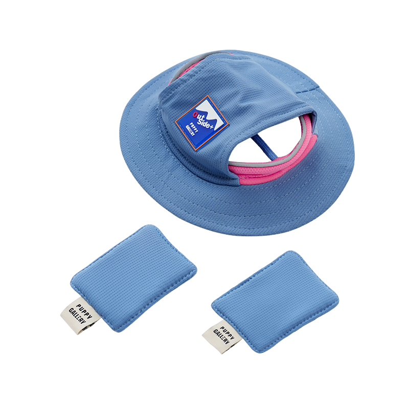 Chapeau seau rafraîchissant Outside+ (bleu)