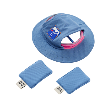 Chapeau seau rafraîchissant Outside+ (bleu)