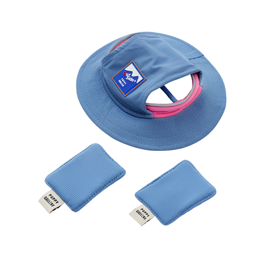 Chapeau seau rafraîchissant Outside+ (bleu)