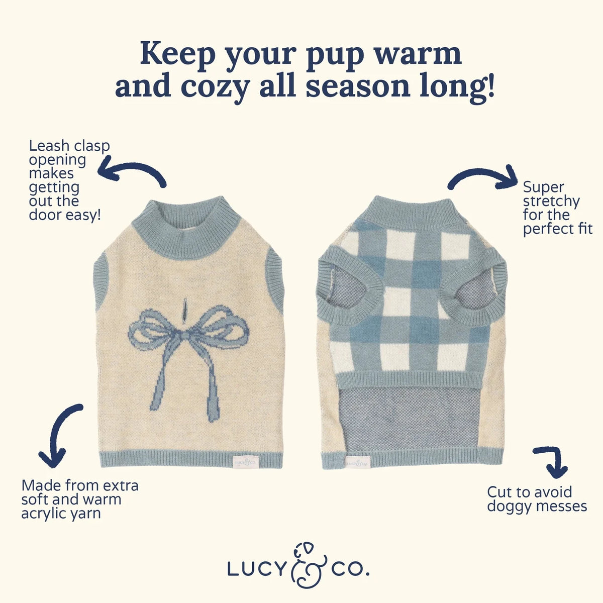 PULL POUR CHIENS - Noeud