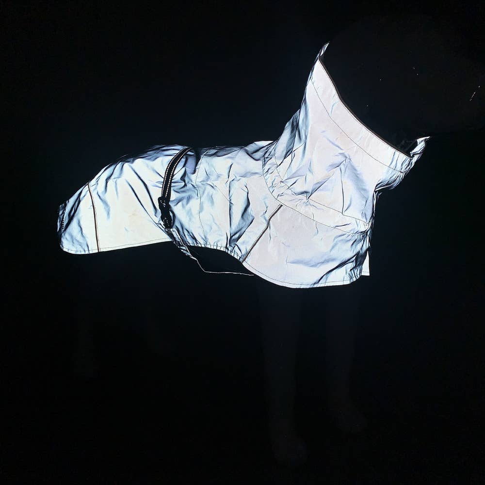 Manteau imperméable de randonnée à haute visibilité