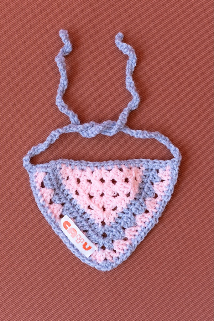 Bandana en crochet - Cayu Canidés Club