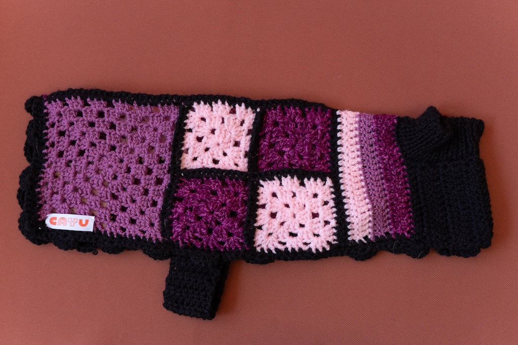 Manteau en crochet - Cayu Canidés Club