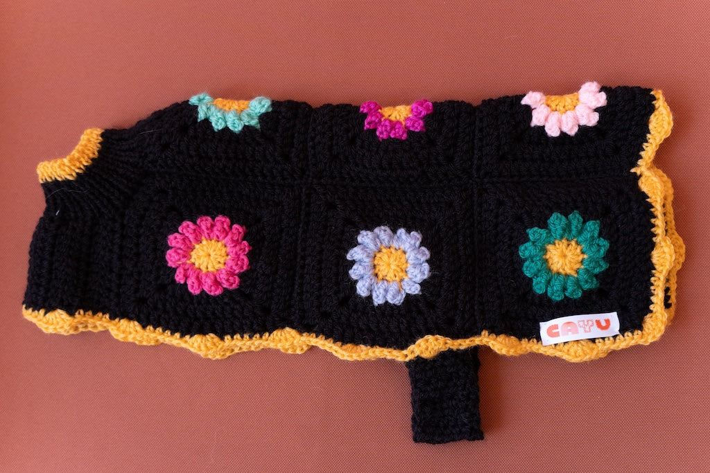 Manteau en crochet - Cayu Canidés Club
