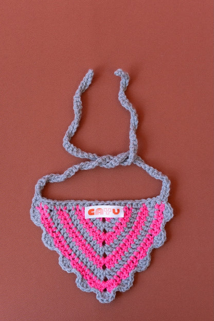 Bandana en crochet - Cayu Canidés Club