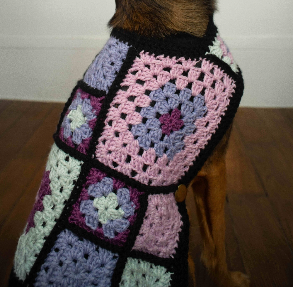 Manteau en crochet - Cayu Canidés Club