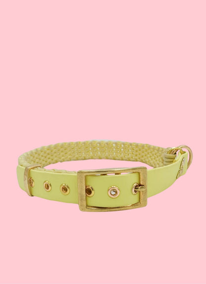 Collier tressé bi-matière