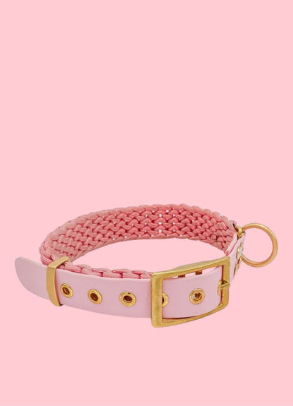 Collier tressé bi-matière