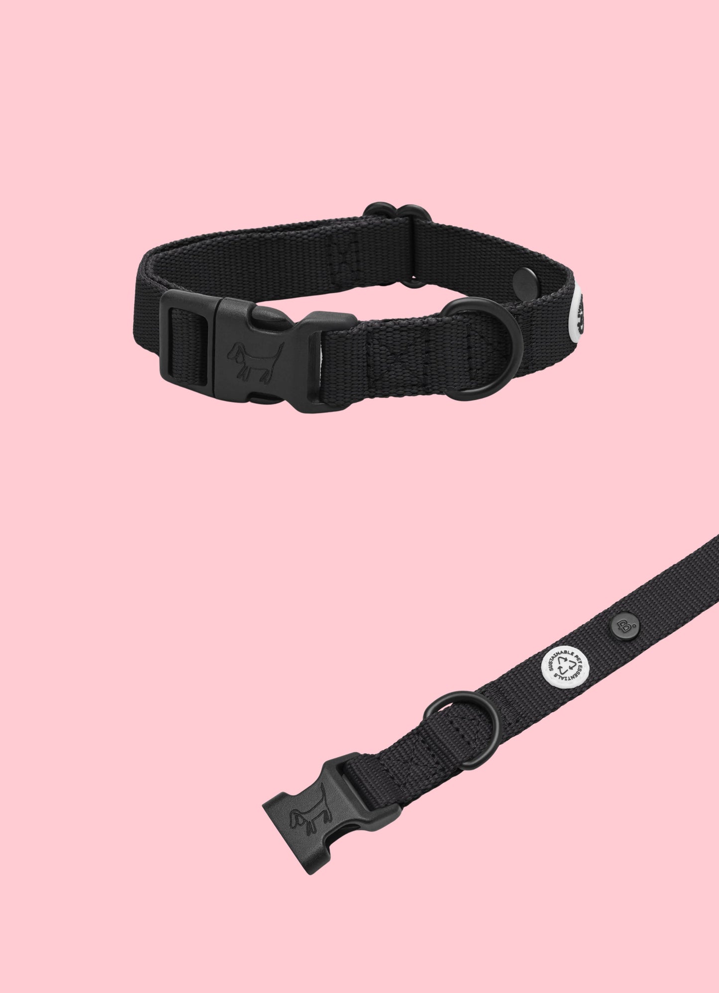 Collier pour chien en tissu