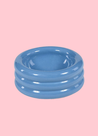 Gamelle bleue en céramique