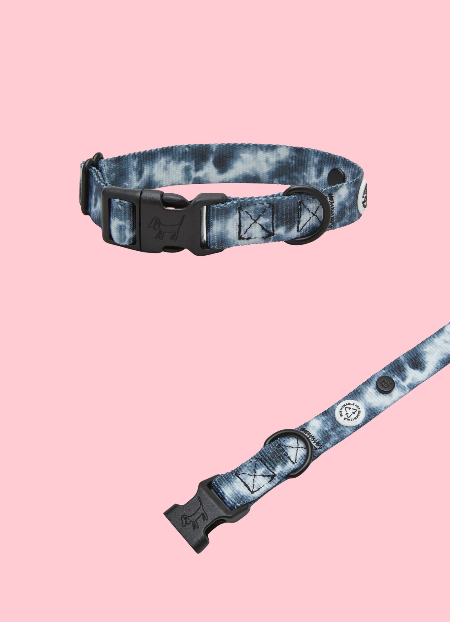 Collier pour chien en tissu