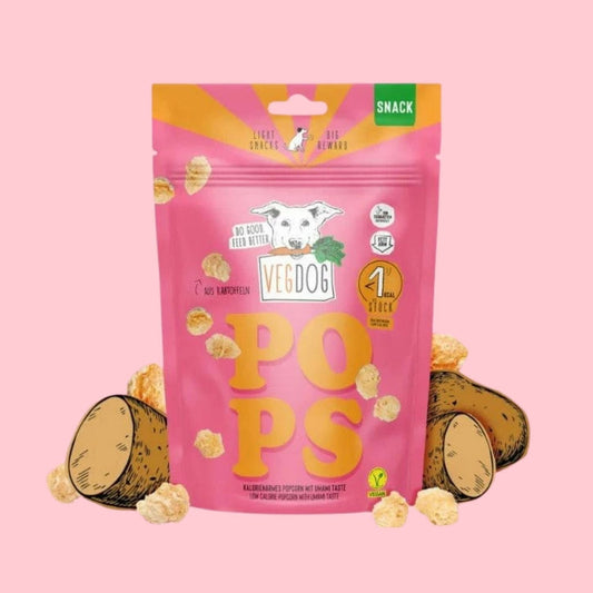Friandises vegan pour chien - pop corn