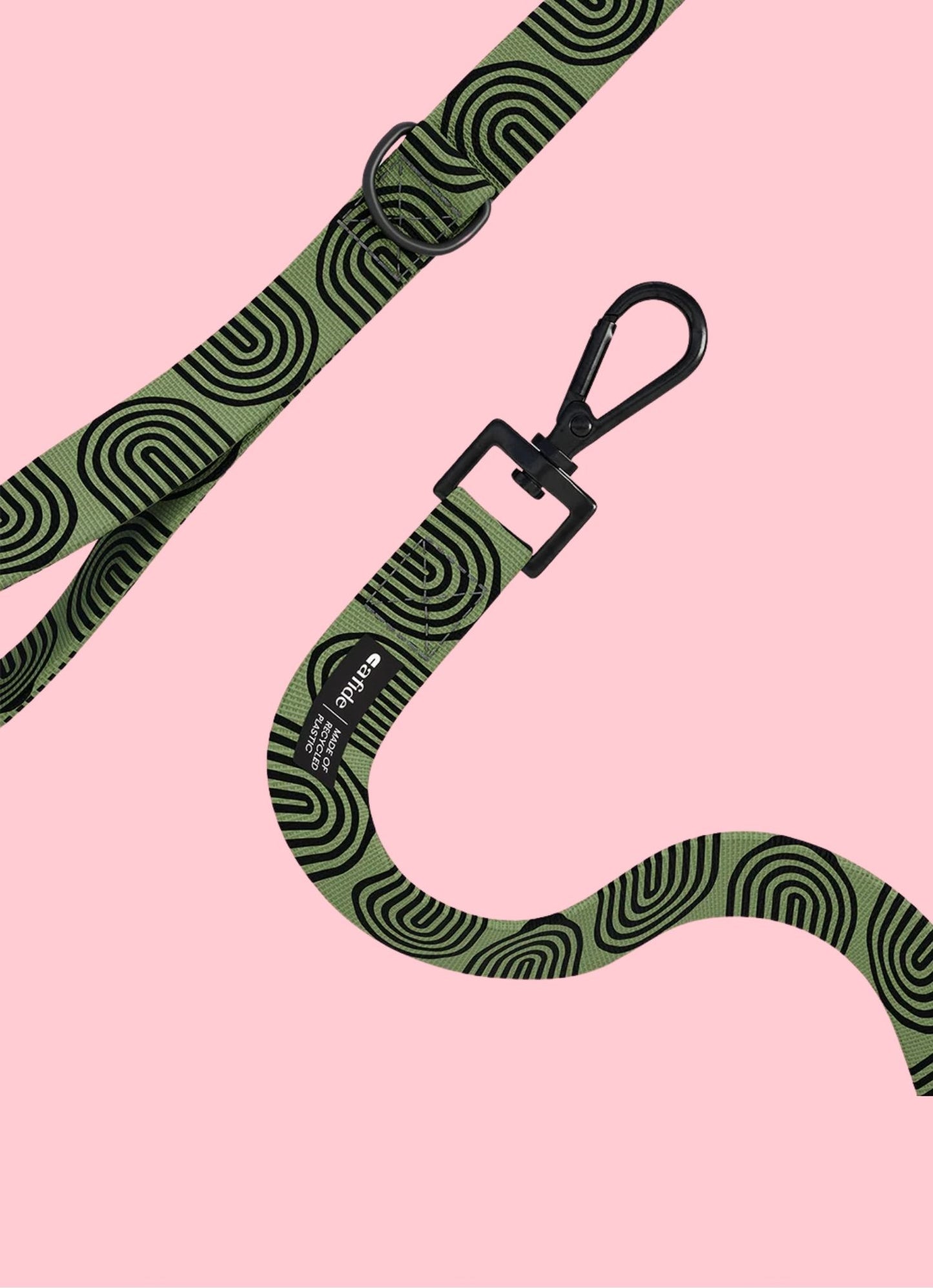 Laisse de marche en tissu recyclé