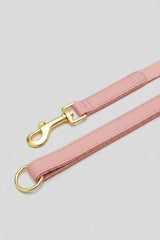 Laisse de marche en cuir et tissu