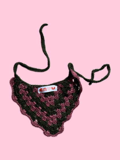 Bandana en crochet - Cayu Canidés Club