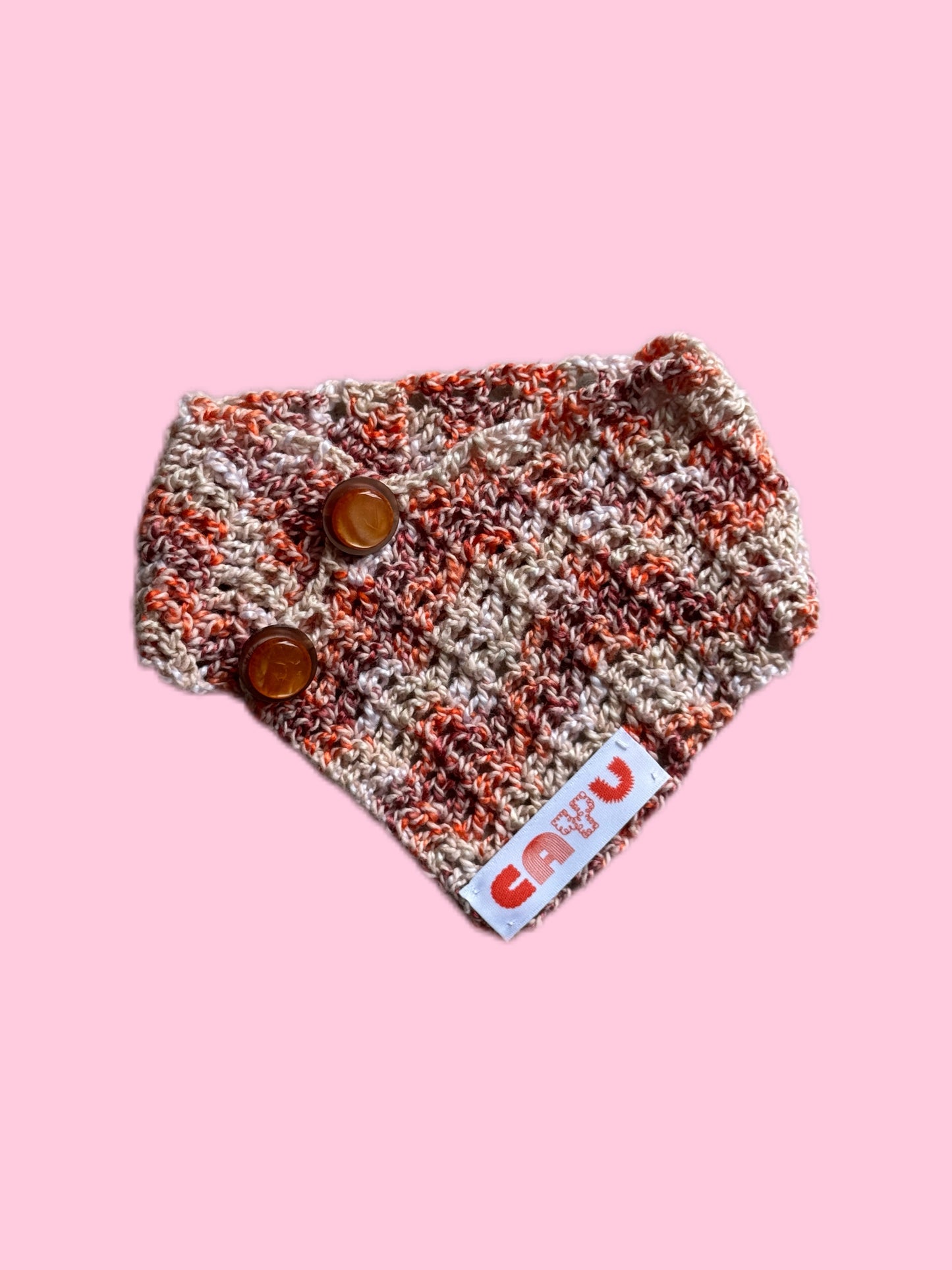 Bandana en crochet - Cayu Canidés Club