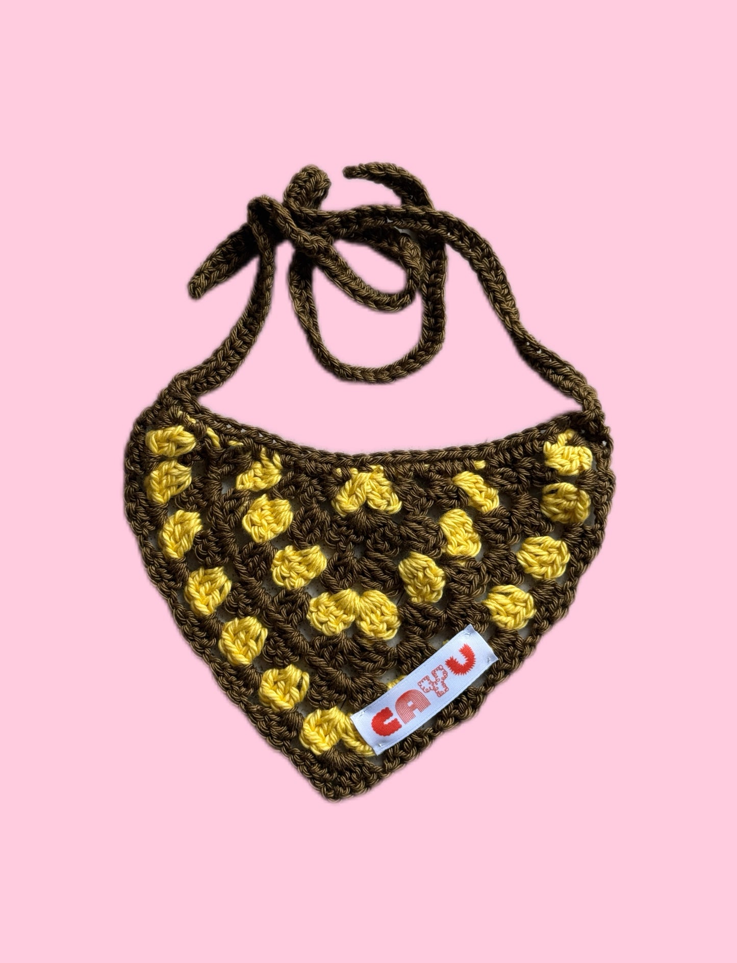 Bandana en crochet - Cayu Canidés Club