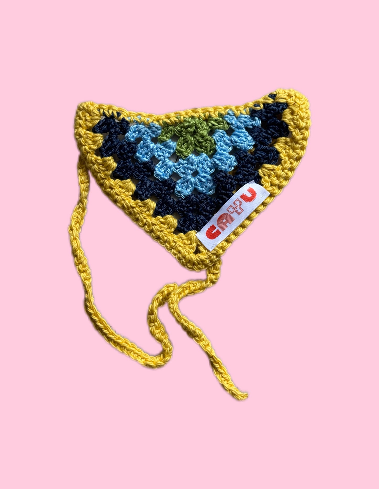Bandana en crochet - Cayu Canidés Club