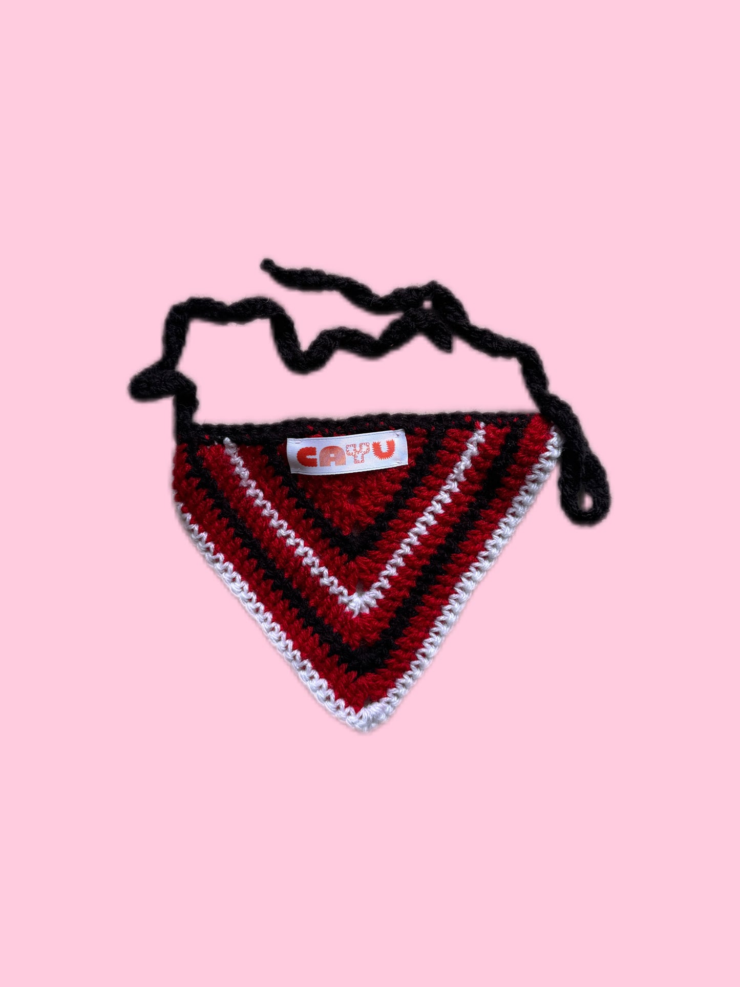 Bandana en crochet - Cayu Canidés Club