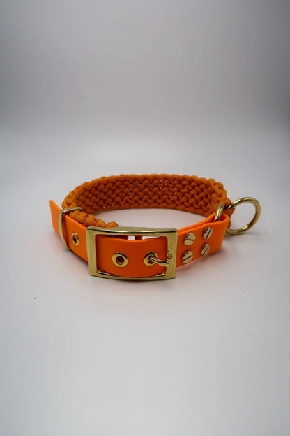 Collier tressé bi-matière