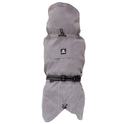 Manteau imperméable de randonnée à haute visibilité